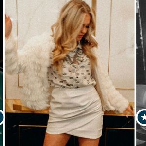 The Tory Leather Skirt